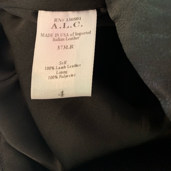 ALC leather skirt - Picture 6 of 6